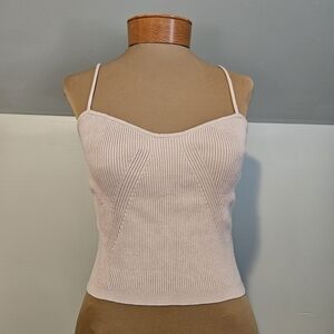 NWT Cropped Knit Top